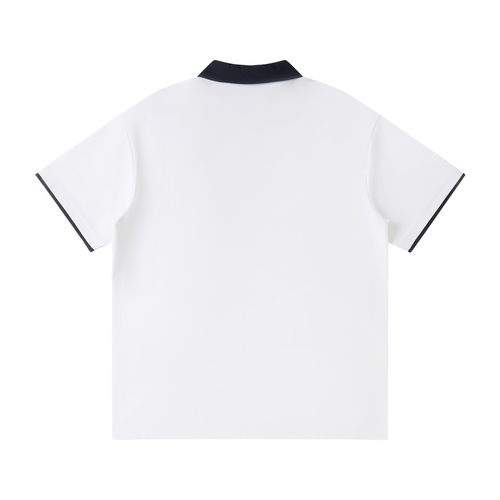 Club Luchini Contrast Collar Raglan Polo Shirt