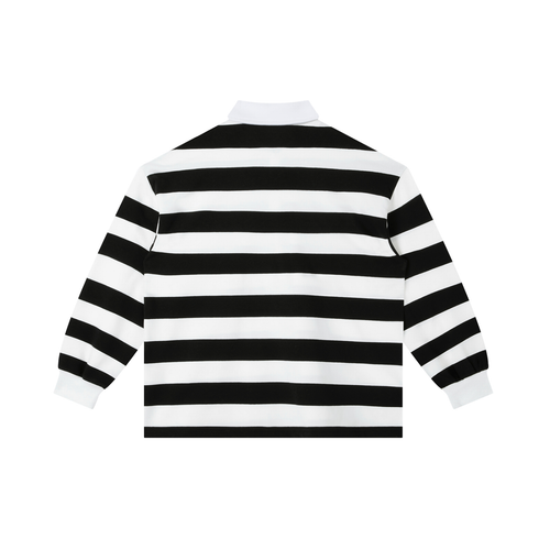 Club Luchini Color Block Stripe Polo Shirt