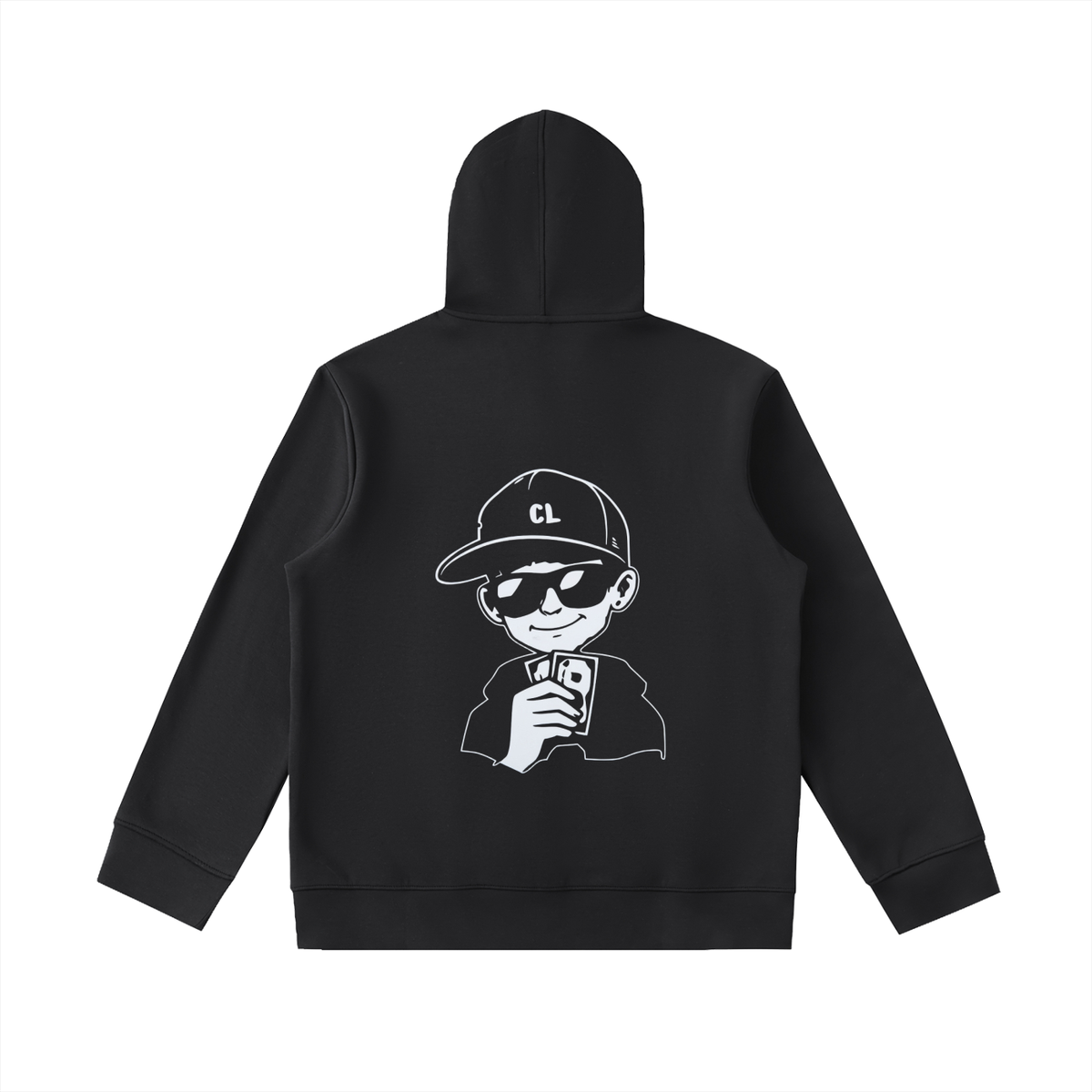 Club Luchini Essential Heavyweight High Neck  Zip-Up Hoodie